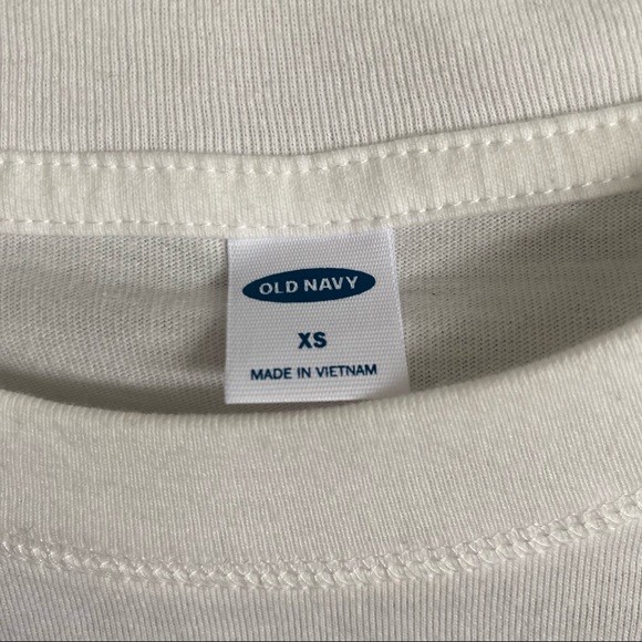 Old Navy Beach Boxy Fit Cotton Crop Top Womens XS - Picture 4 of 6